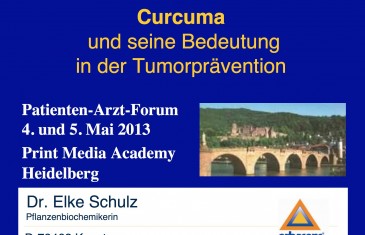 Curcuma und seine Bedeutung in der Tumorprävention