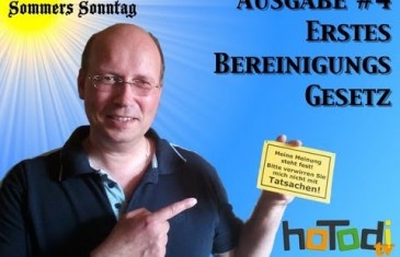 Erstes Bereinigungsgesetz – Sommers Sonntag