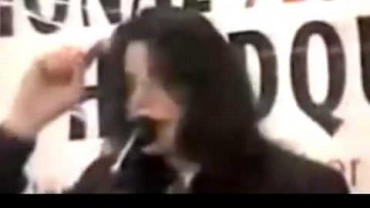 Michael Jacksons warning people to wake up